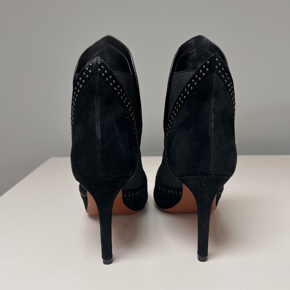 Brand NEW couture designer Alaïa black suede stiletto booties, size 35.5 - Picture 5 of 10